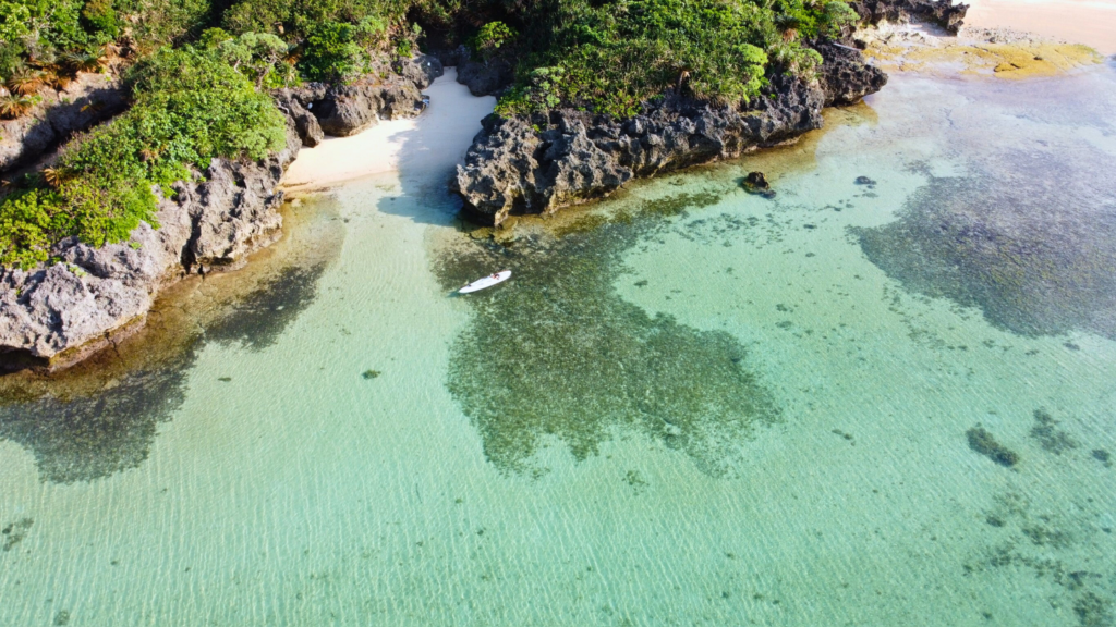 石垣島北部・平久保半島の穏やかな浅瀬と入江（初心者向けSUP・カヤックエリア）