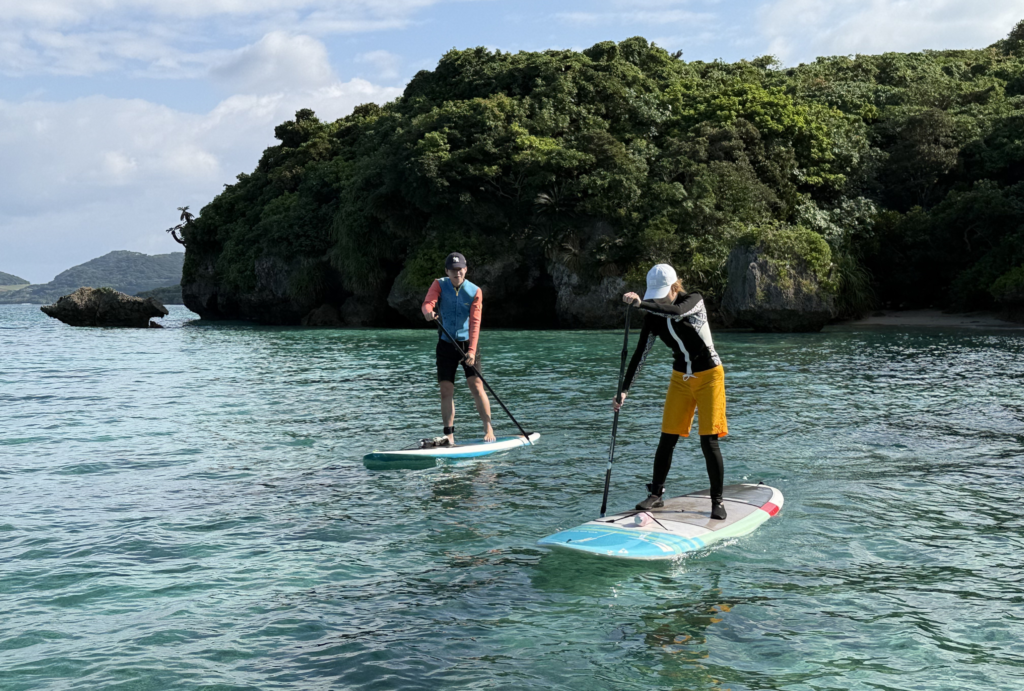 石垣島SUP体験の様子|石垣島北部SUPツアー