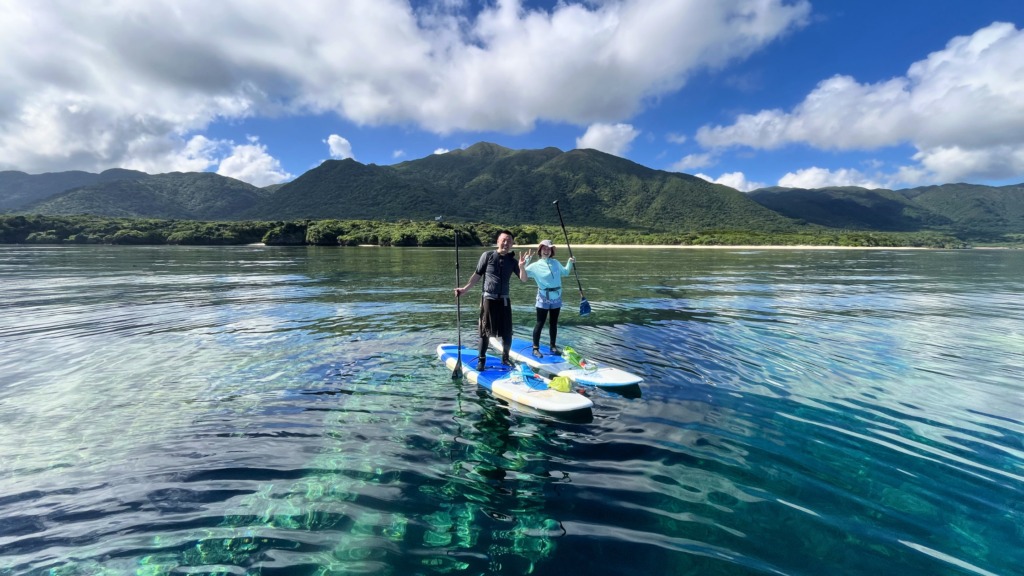 うりずんの季節・石垣島北部の
SUPツアーと山の景色